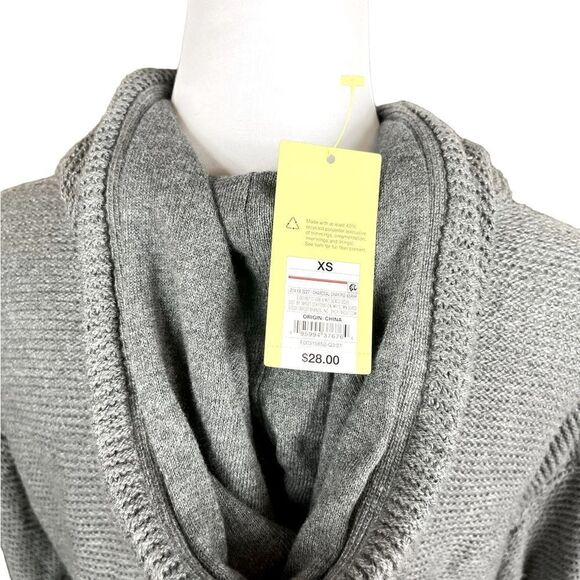 All In Motion Women’s Gray Knit Hoodie, Size XS, NWT - Picture 8 of 9